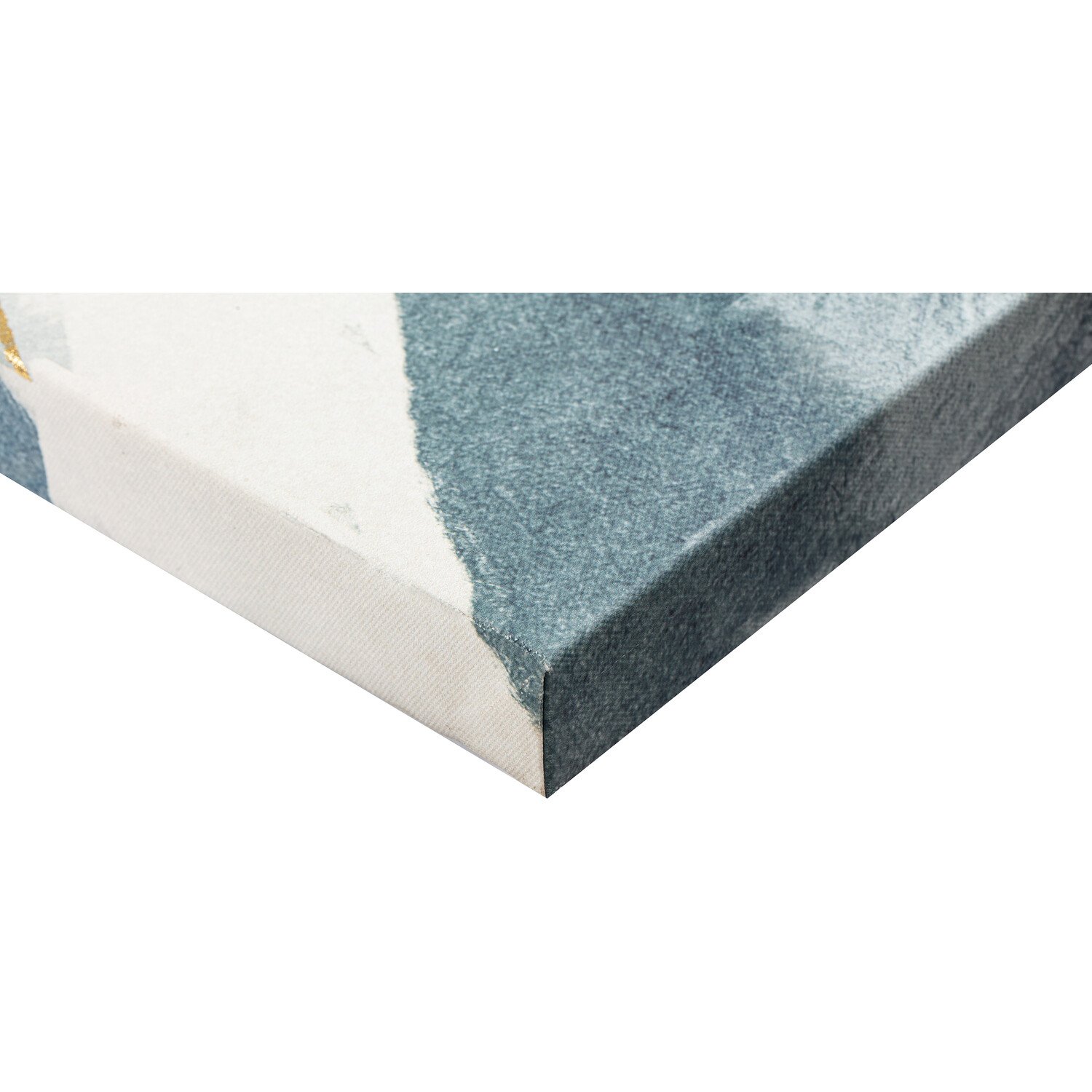 Cobalt Gold Foil Canvas Blue Image 4