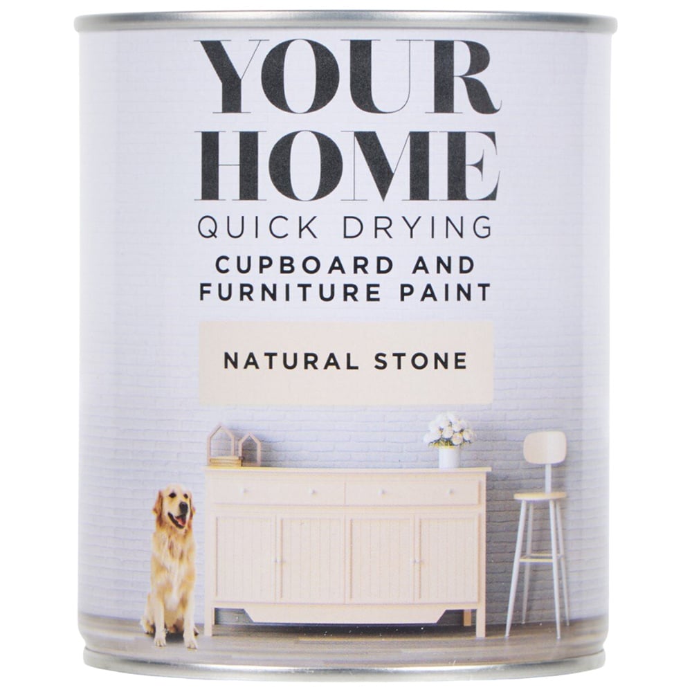 Your Home Cupboard and Furniture Paint 750ml Natural Stone Image 2