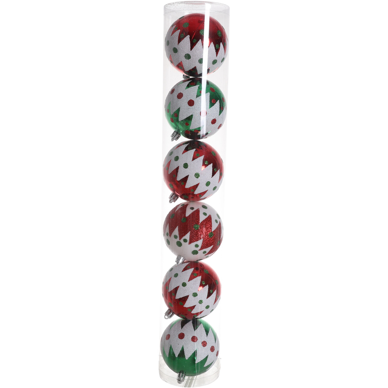 Pack of Six Traditional Baubles Image 2