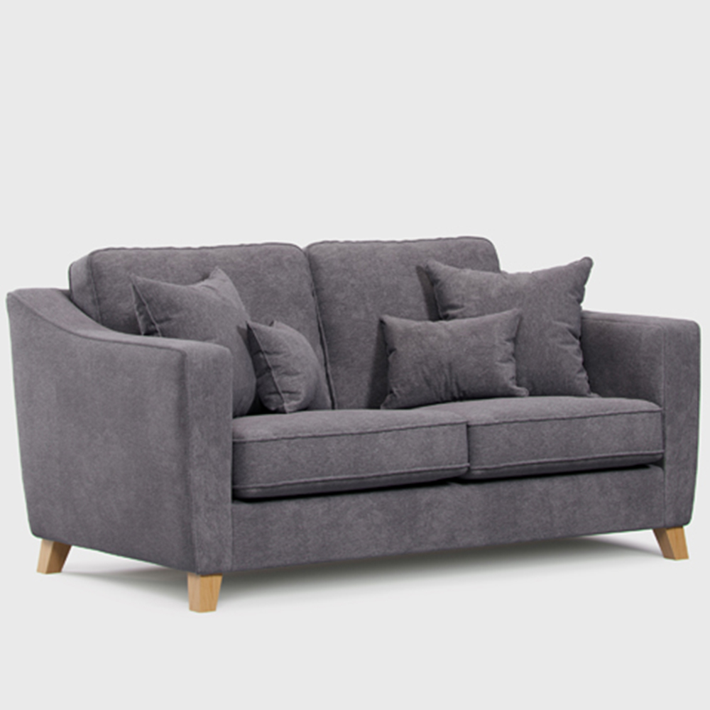 Marlon 2 Seater Small City Steel Sofa Image 2