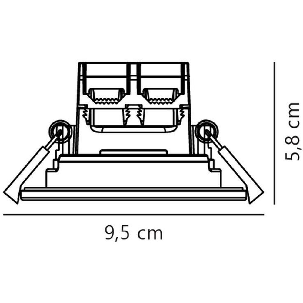 Nordlux Alec 1-Kit White Downlight Image 9