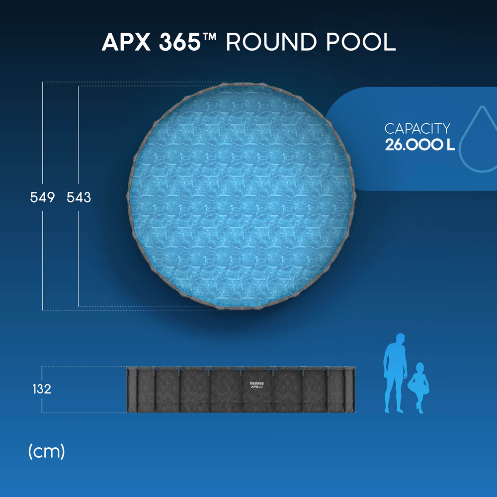 Bestway APX 365 Round Pool Set 18ft x 52 inch Image 9