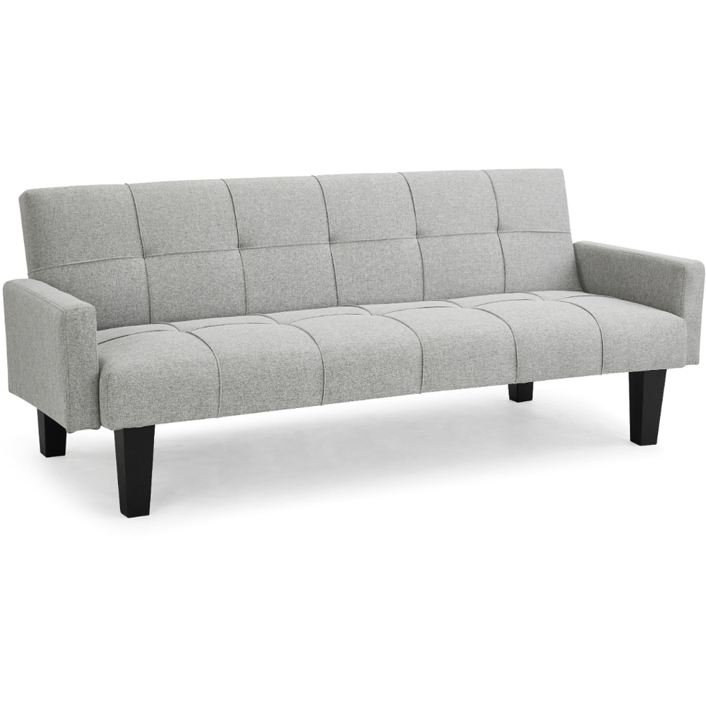 Home Detail Levine Double Sleeper Light Grey Fabric Sofa Bed Image 2