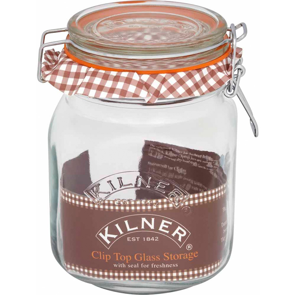 Kilner 1L Clip Top Glass Storage Image 2