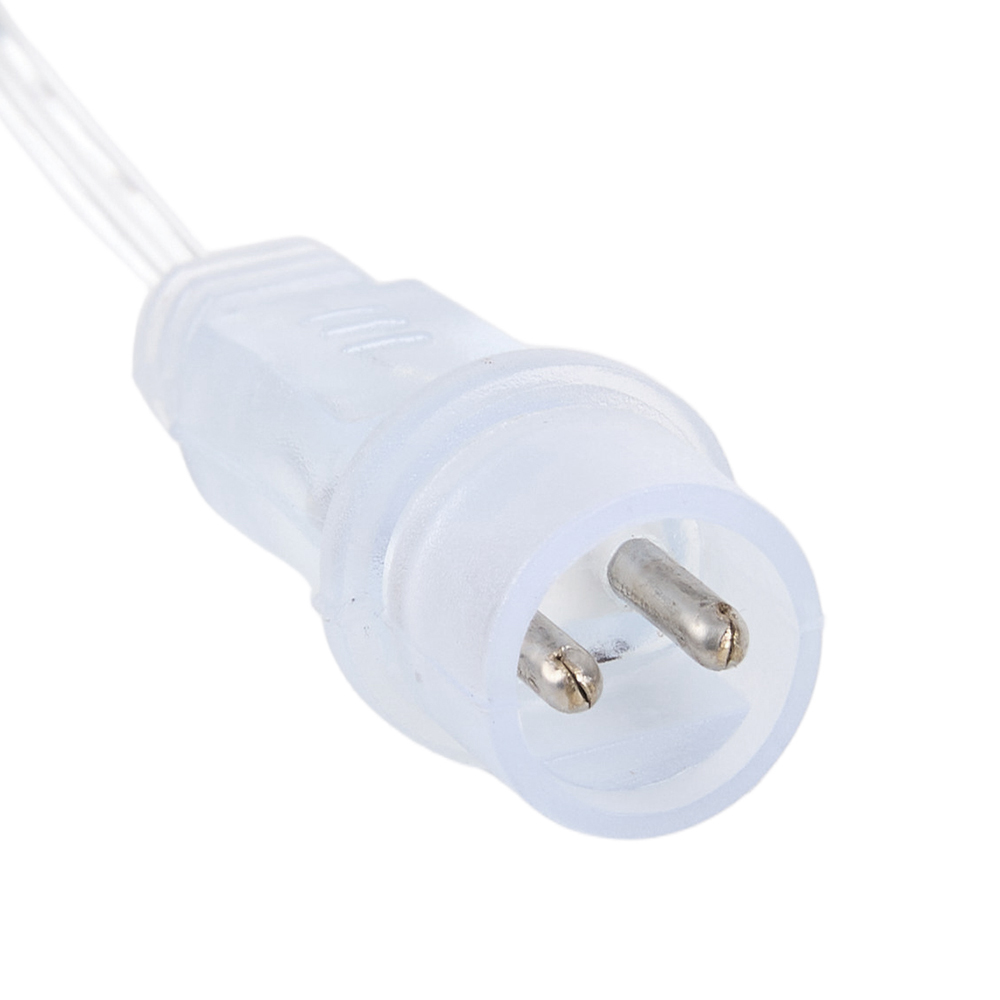 Living and Home Cool White LED Solar-Powered Icicle String Light 15m Image 5