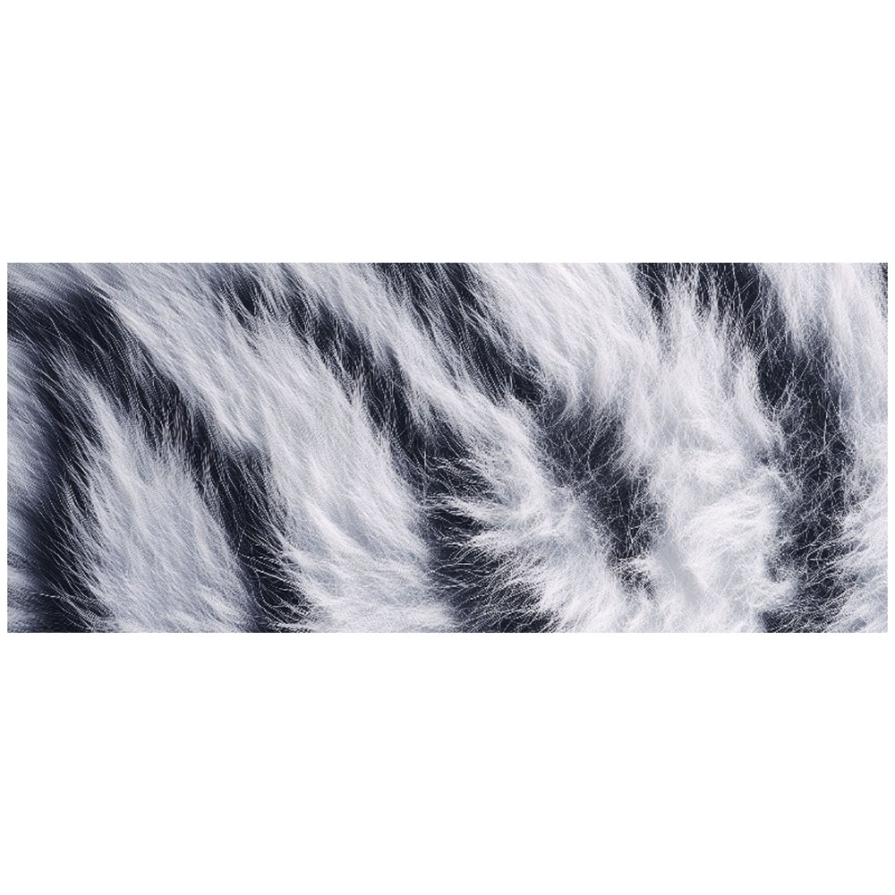 Warren Reed Designer White Tiger Fur Print Bathroom Splashback 25 x 60cm Image 2