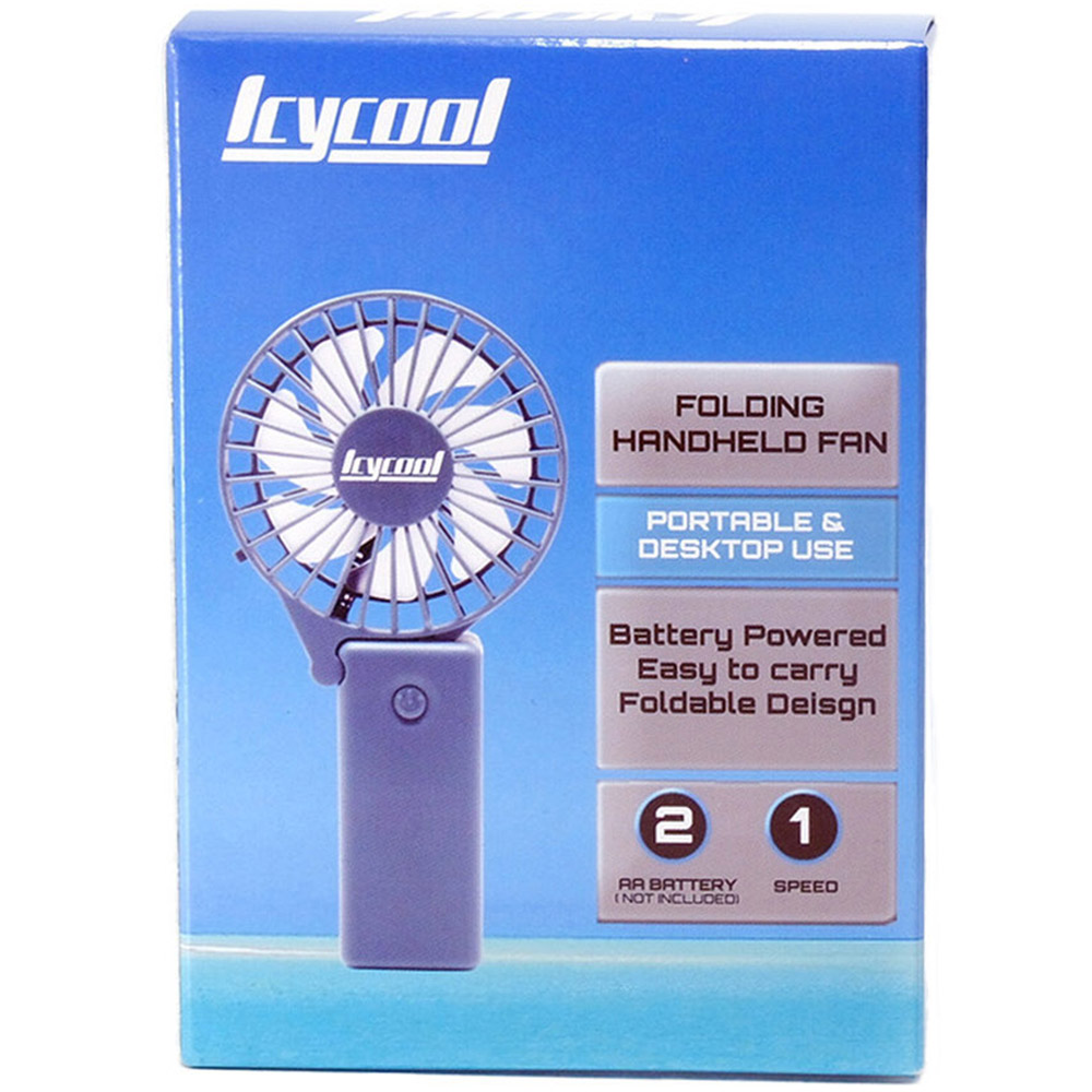 Mini Portable Handheld USB Fan - Folding Desk Fan, Rechargeable, Cooling, ABS Plastic, 190g