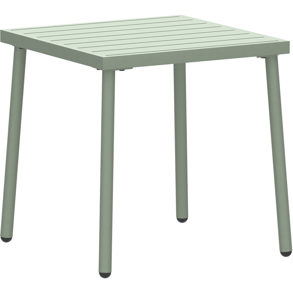 Charles Bentley Porto 2 Seater Green Stripe Olefin Fabric Garden Bistro Set Image 5