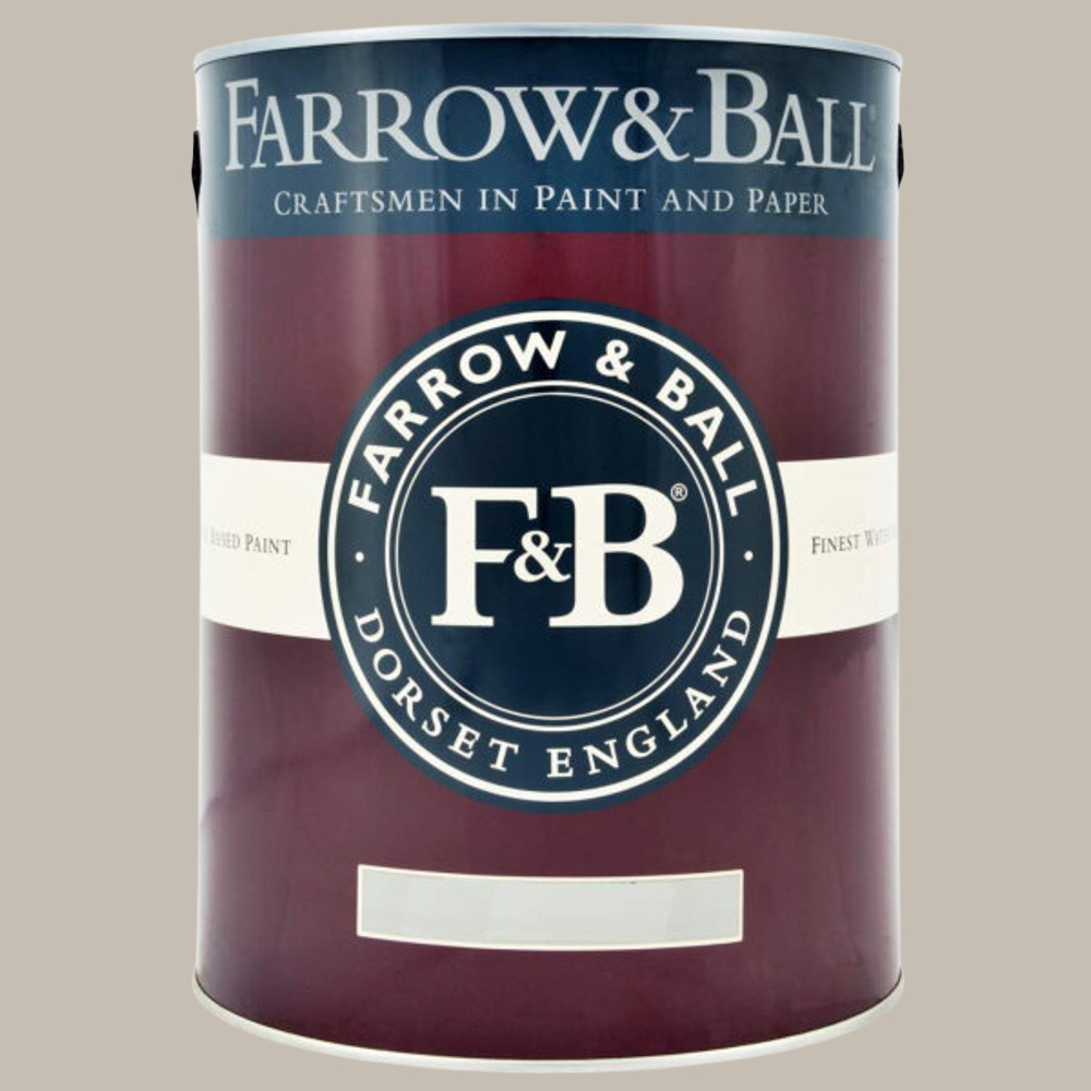 Farrow & Ball Interior Wood and Metal 229 Elephant's Breath Flat Eggshell Paint 5L Image 2