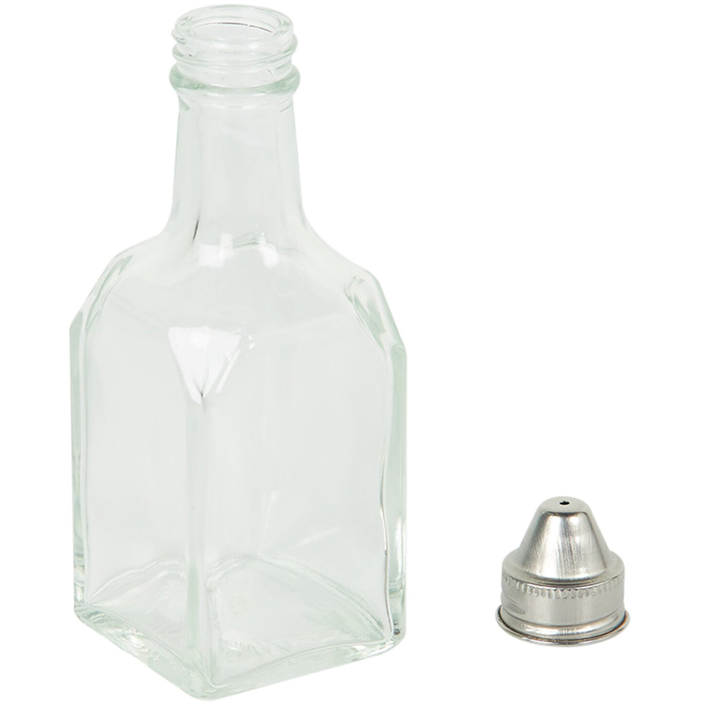 Glass Vinegar Bottle and Cap Image 2