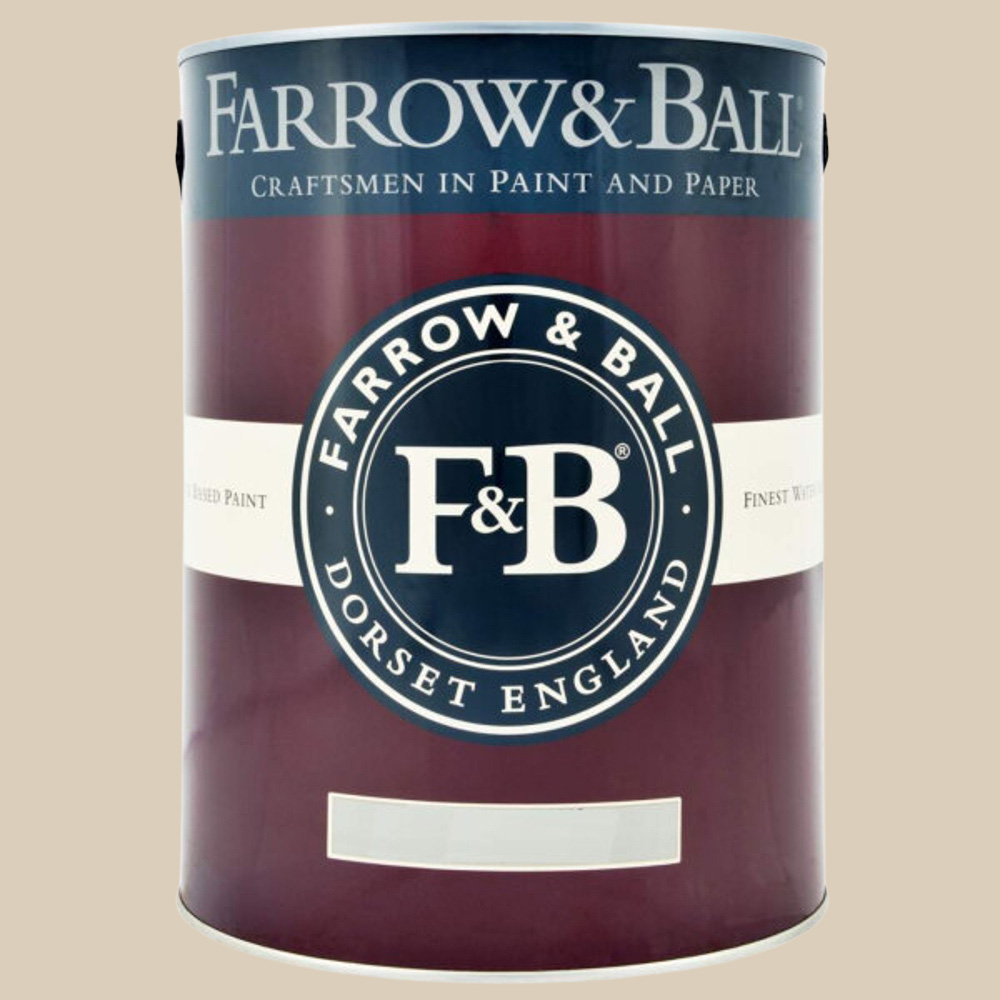 Farrow & Ball Interior Wood and Metal 226 Joa's White Flat Eggshell Paint 5L Image 2