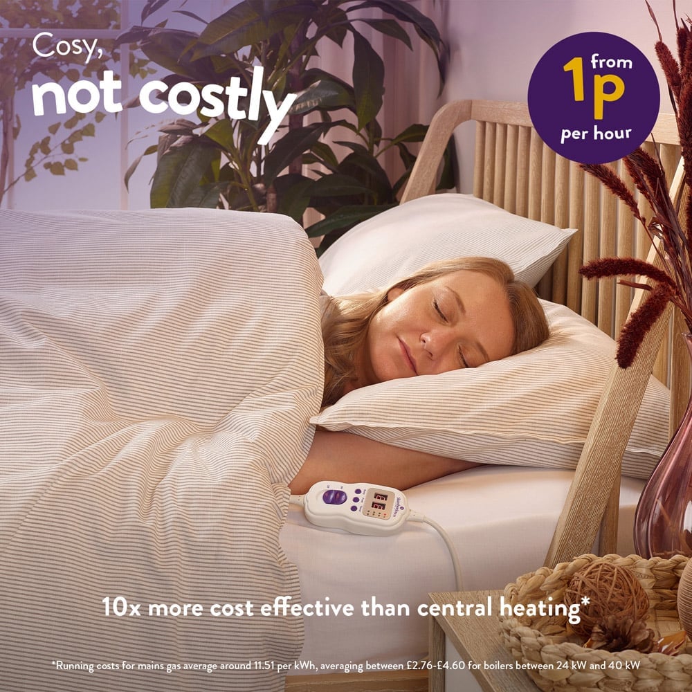 Slumberdown Single Wonderfully Warm Electric Blanket Image 5