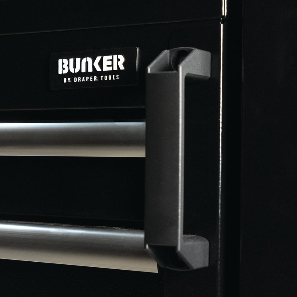 BUNKER 5 Drawer Black Modular Tool Cabinet Image 5