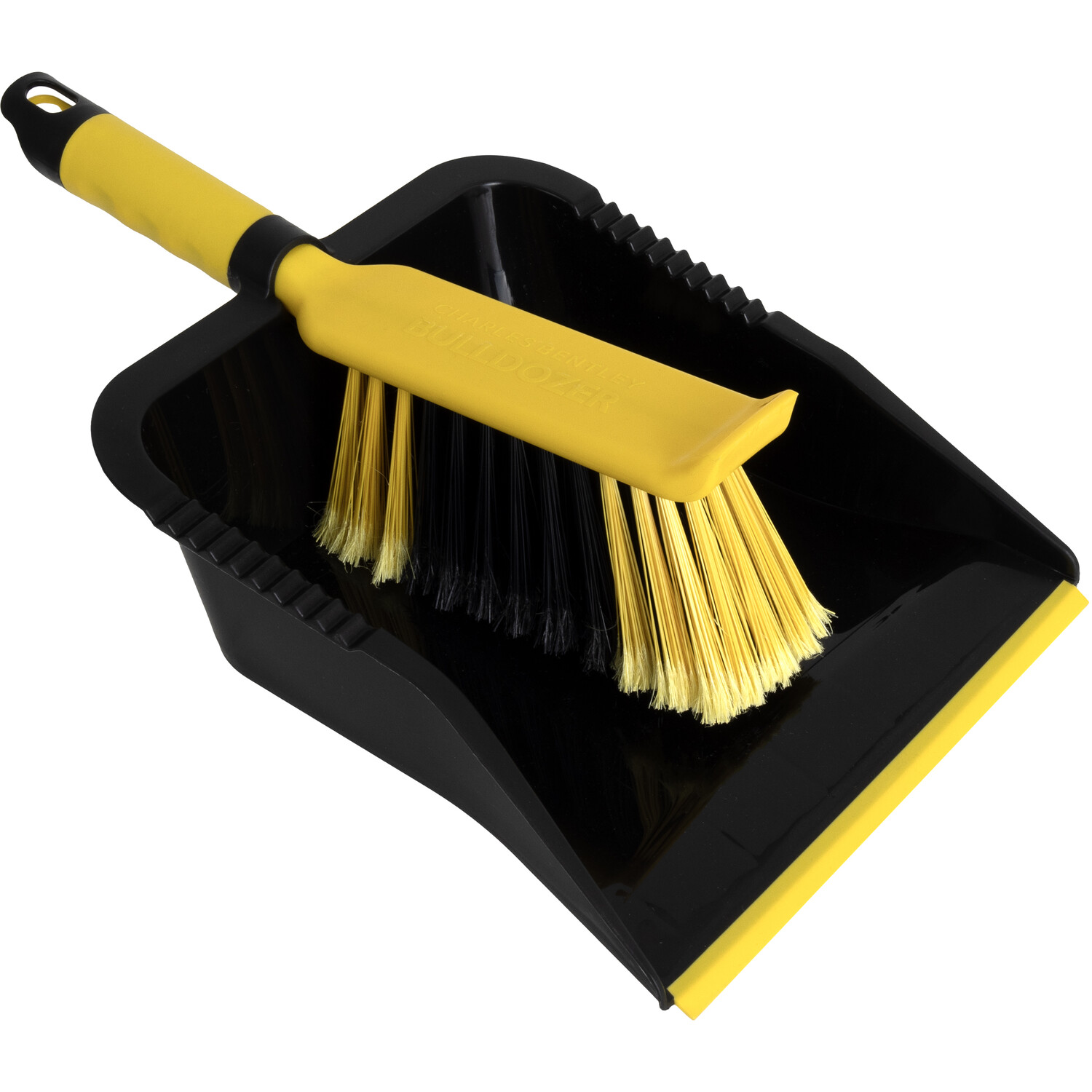 Bulldozer Twist and Hold Dustpan with Brush Image 2