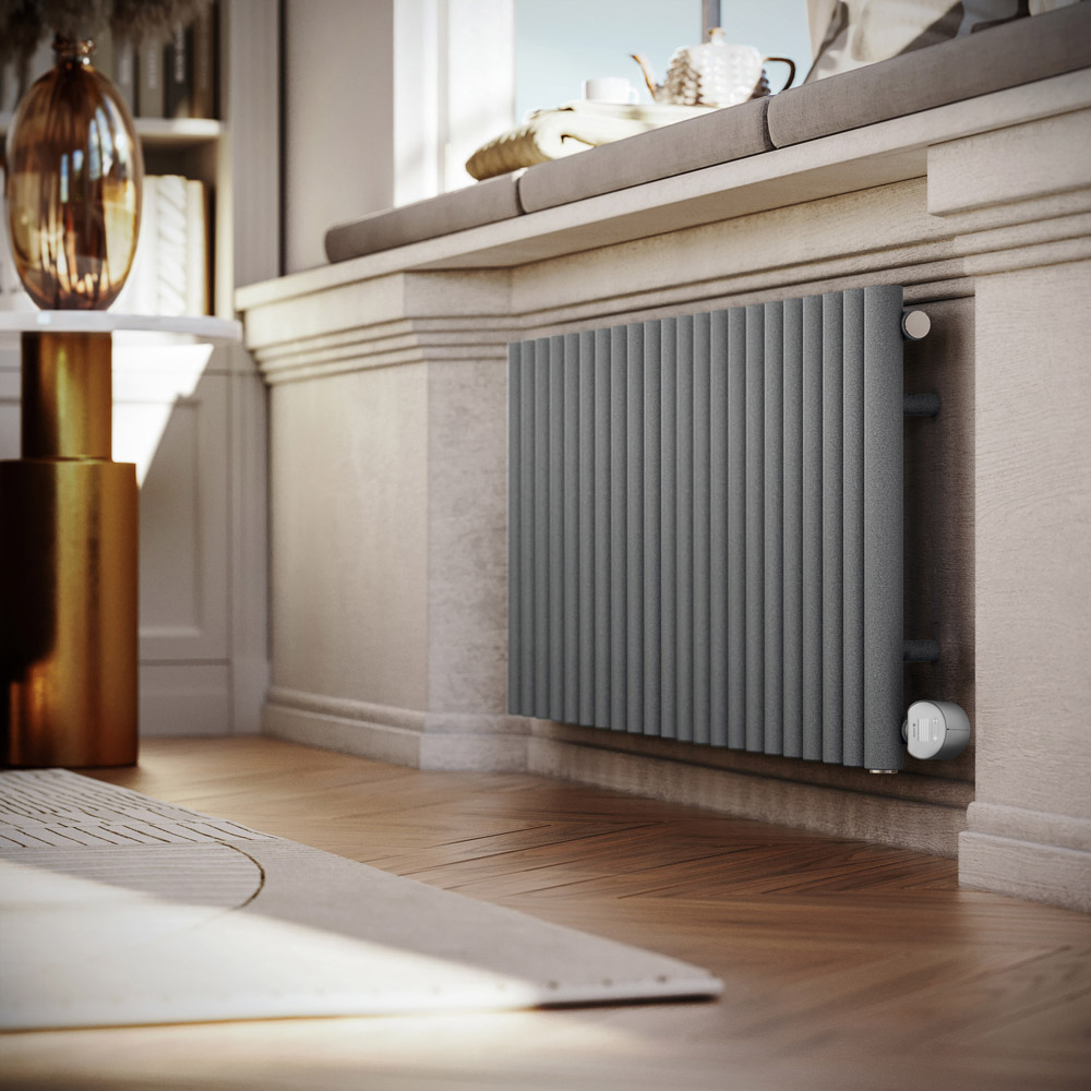 Terma Rolo-Room E Wi-Fi Salt n Pepper Electric Radiator 1000W 580 x 1195mm Image 7