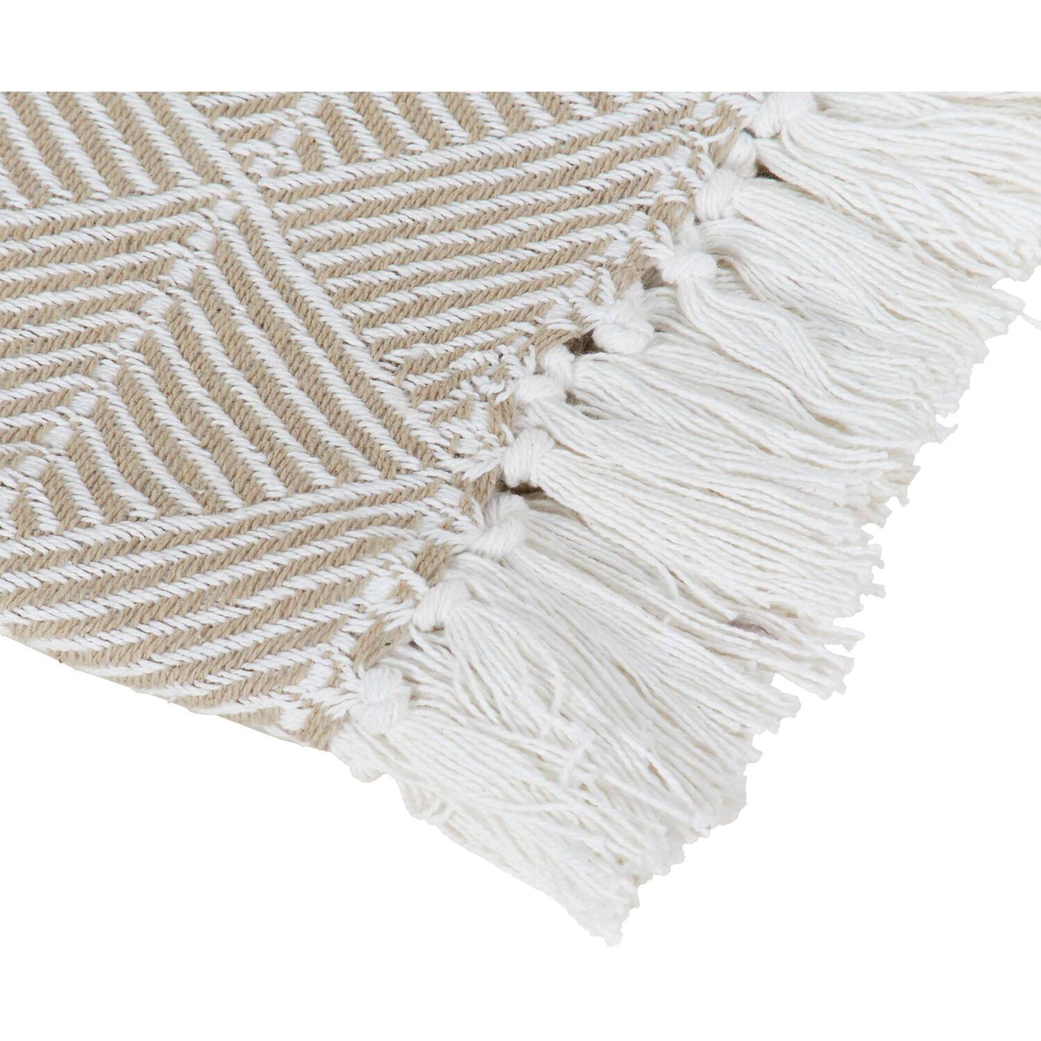 Divante Oslo Geometric Throw - Natural Image 4