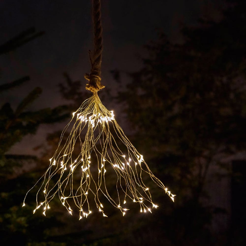 Luxform Branch Brown Hemp Rope Light Image 2