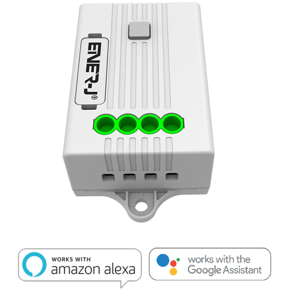 ENER-J 1 Gang Black Wireless Non Dimmable Kinetic Switch Kit Image 2