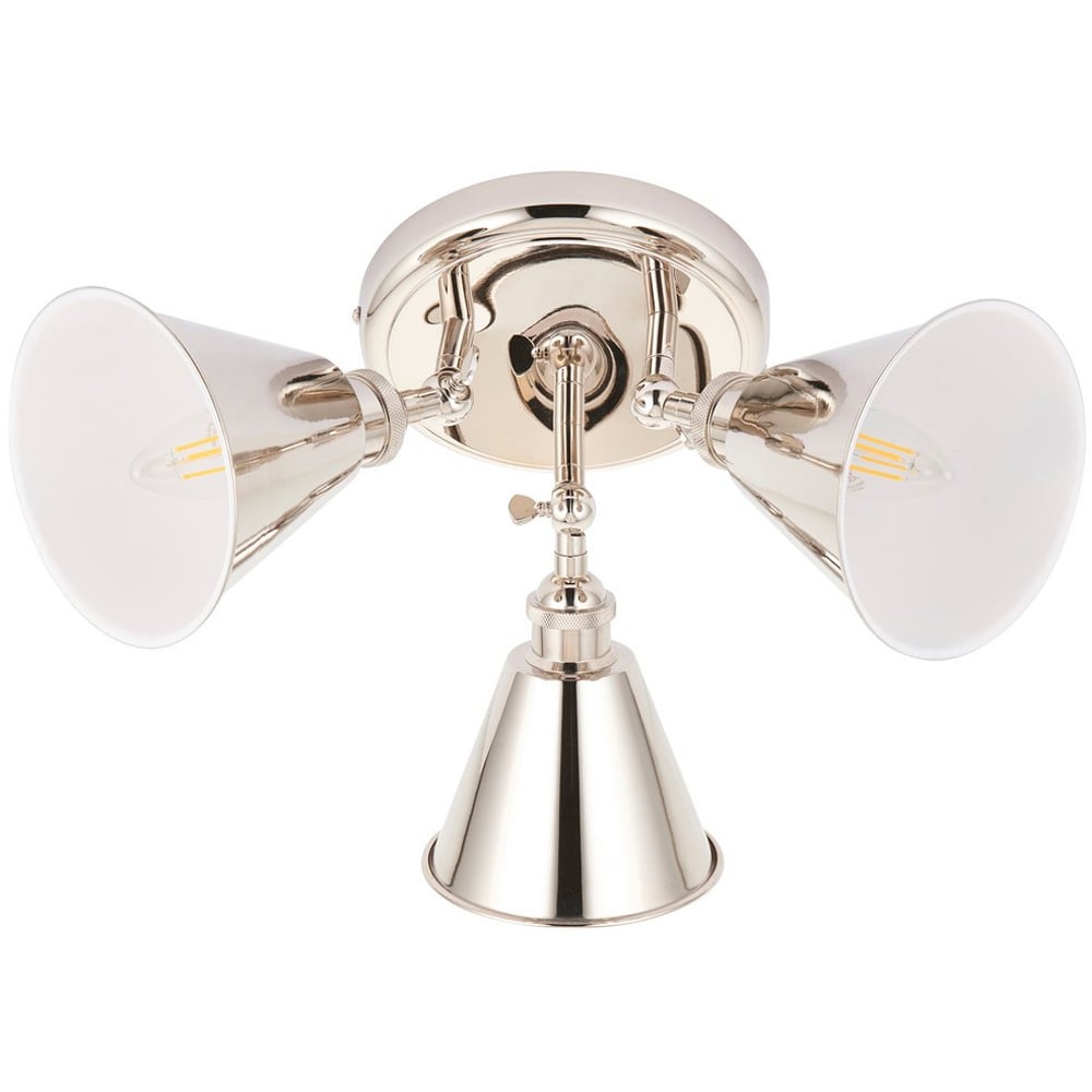 Merano Brescia Bright Nickel Plate Spotlight Image 1