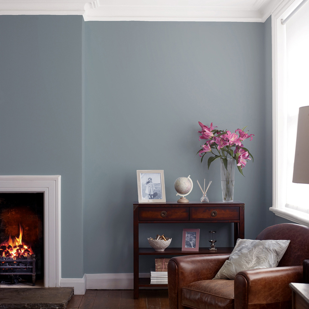 Laura Ashley Chalk Blue Matt Emulsion Paint 5L Image 4