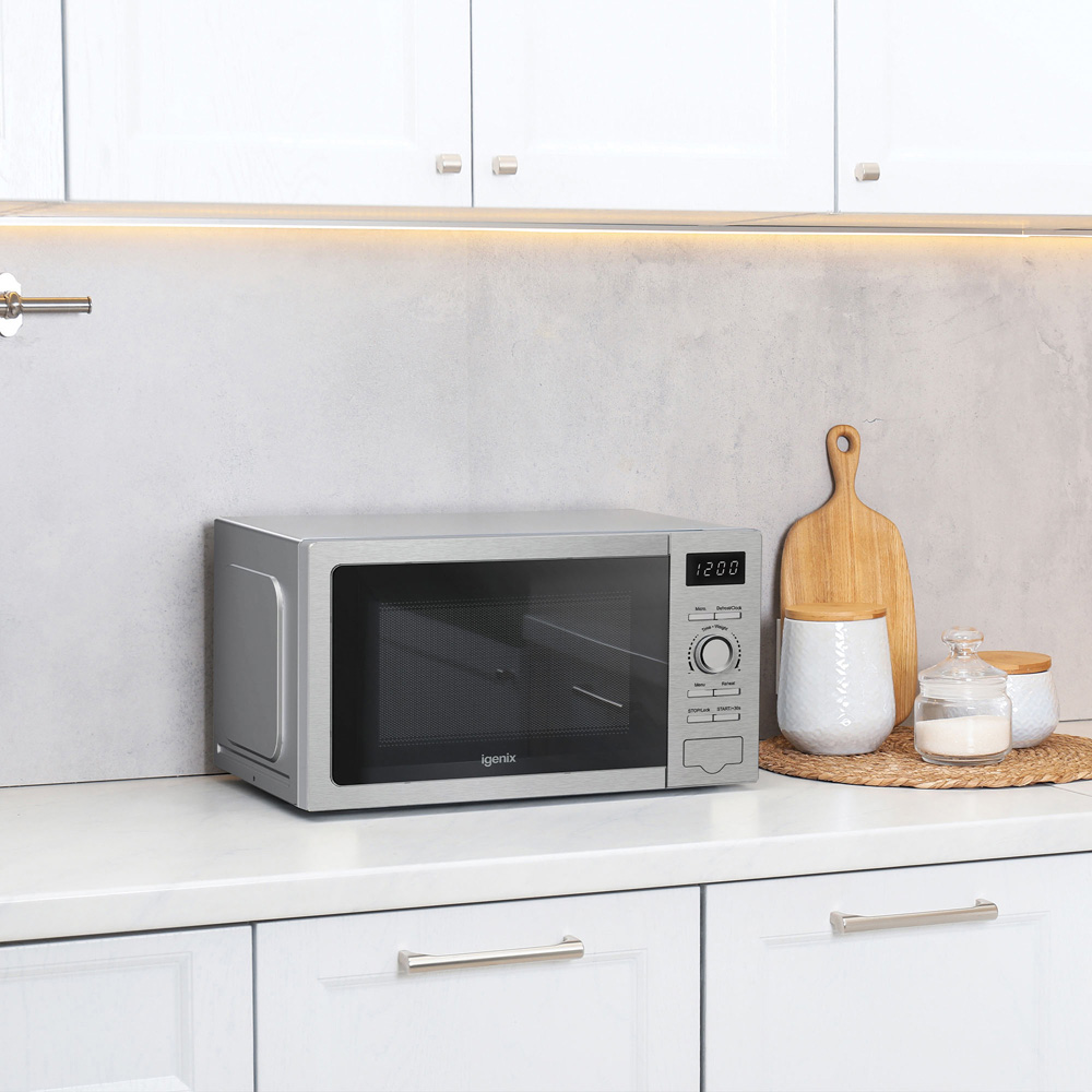 Igenix IGMS02080SS Stainless Steel Digital Microwave 20L 800W Image 2