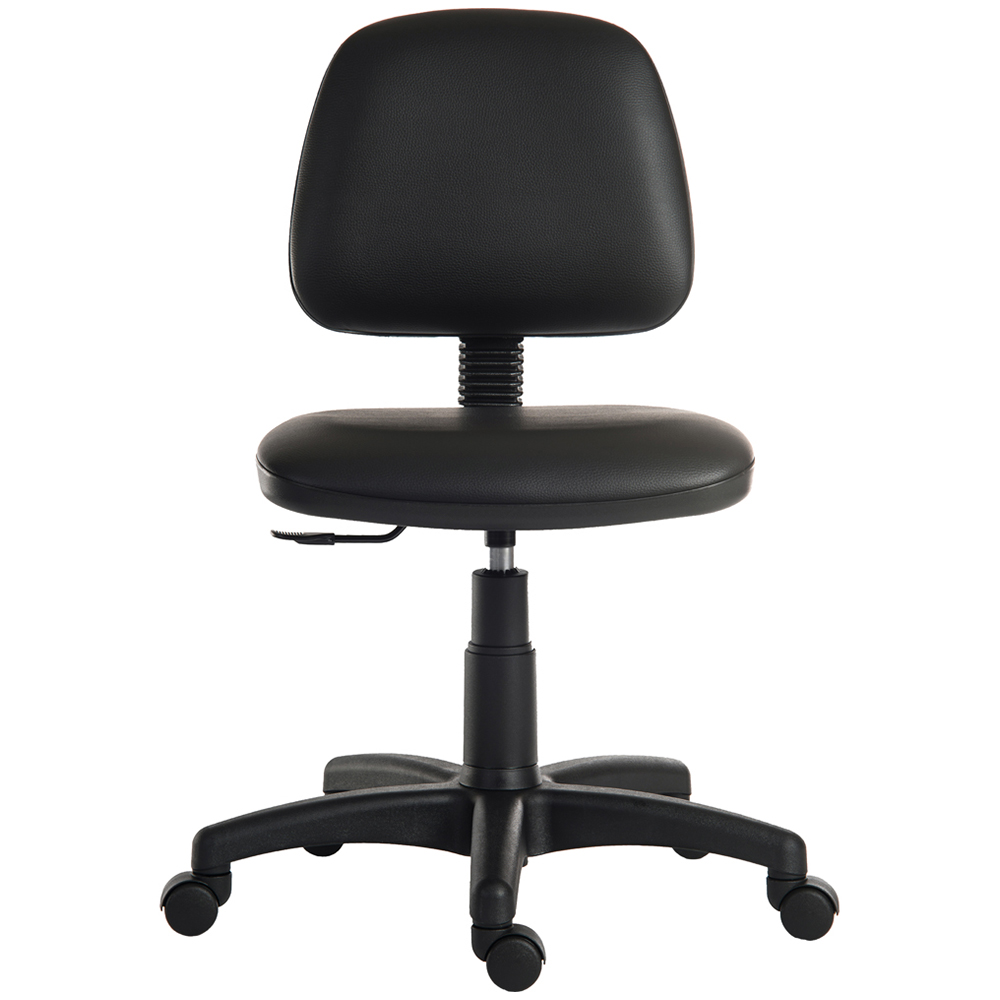 Teknik Office Ergo Blaster Faux Leather Desk Chair Black Image 2