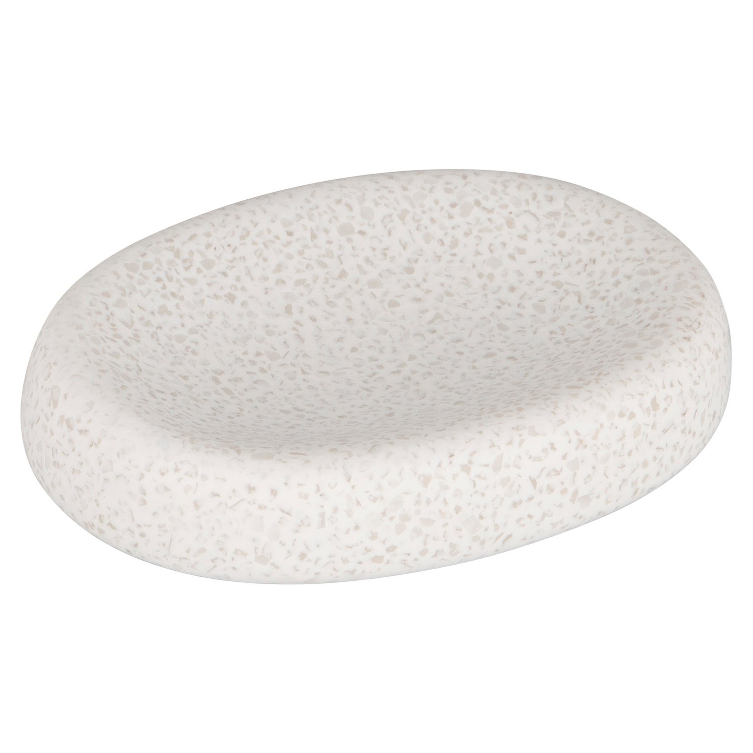Caliza White Soap Dish Image 1