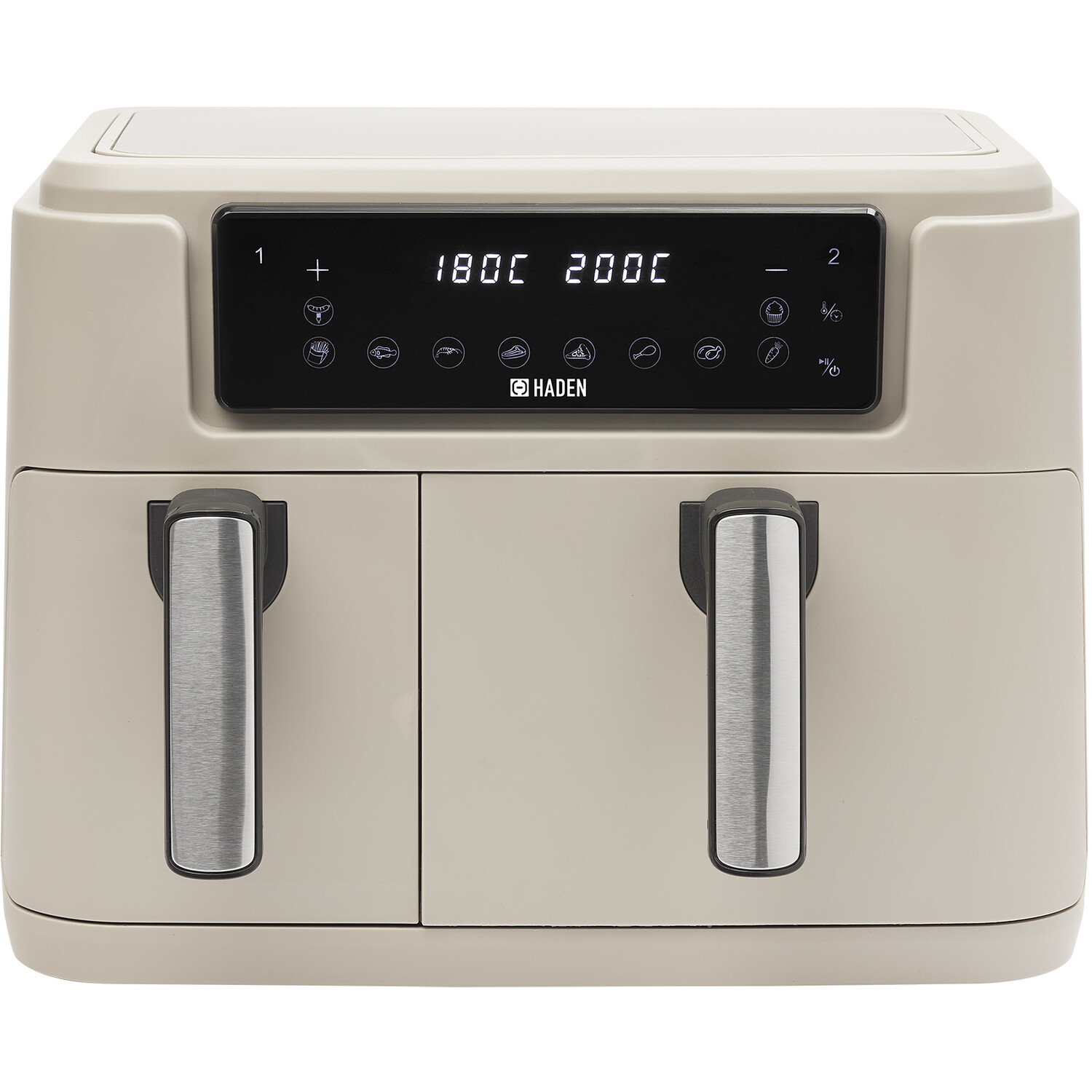 Haden 9.5L Dual Basket Air Fryer - Putty Image 1