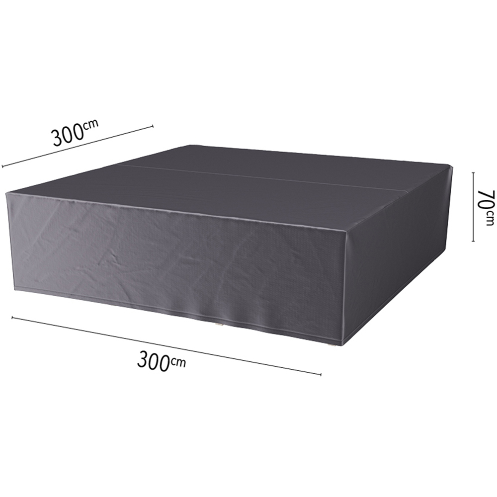 Platinum AeroCover Waterproof Square Lounge Set Cover 70 x 300 x 300cm Image 6