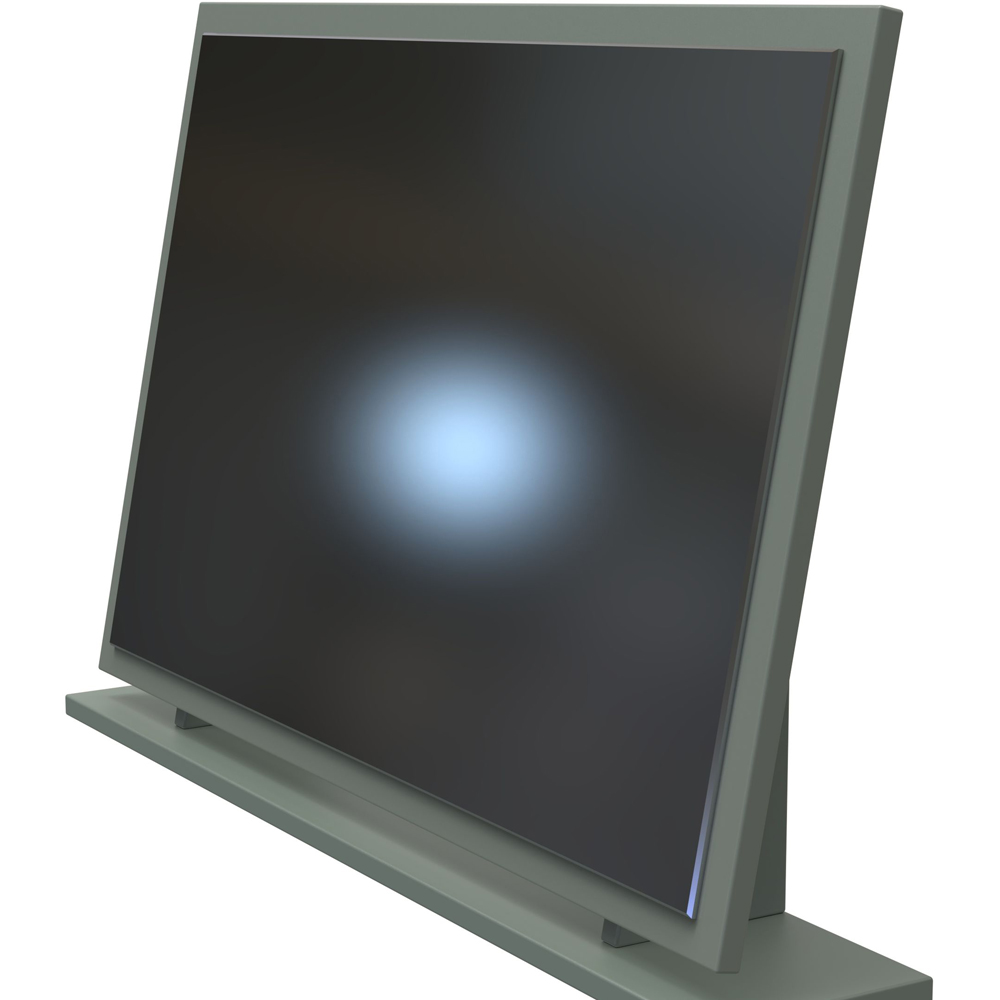 Crowndale Las Vegas Reed Green Standing Mirror Ready Assembled Image 4