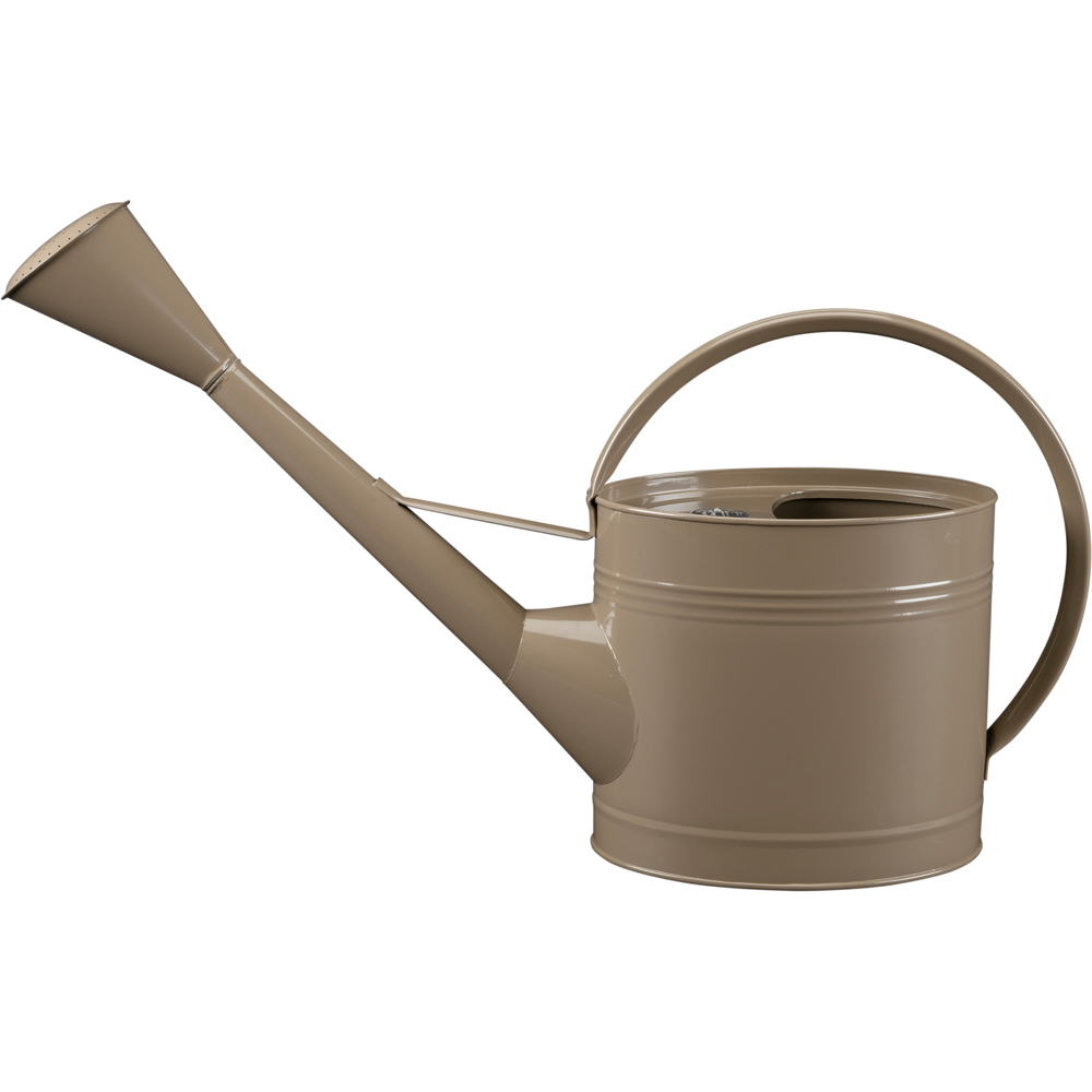Burgon & Ball Truffle Galvanised Steel Waterfall Watering Can with Removeable Rose 9L Image 4