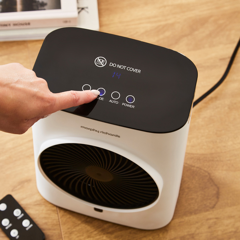 Morphy Richards White Upright Fan Heater 2000W Image 6