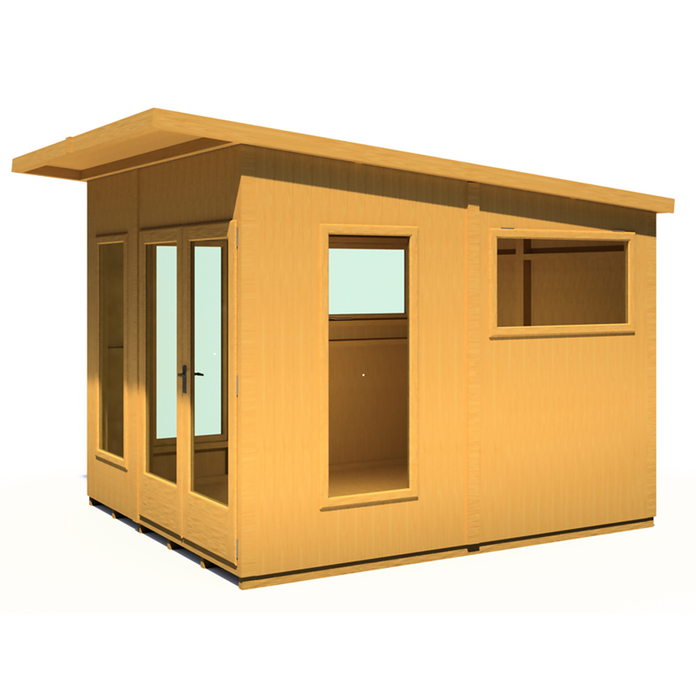 Shire Miami 8 x 10ft Double Door Contemporary Summerhouse Image 4