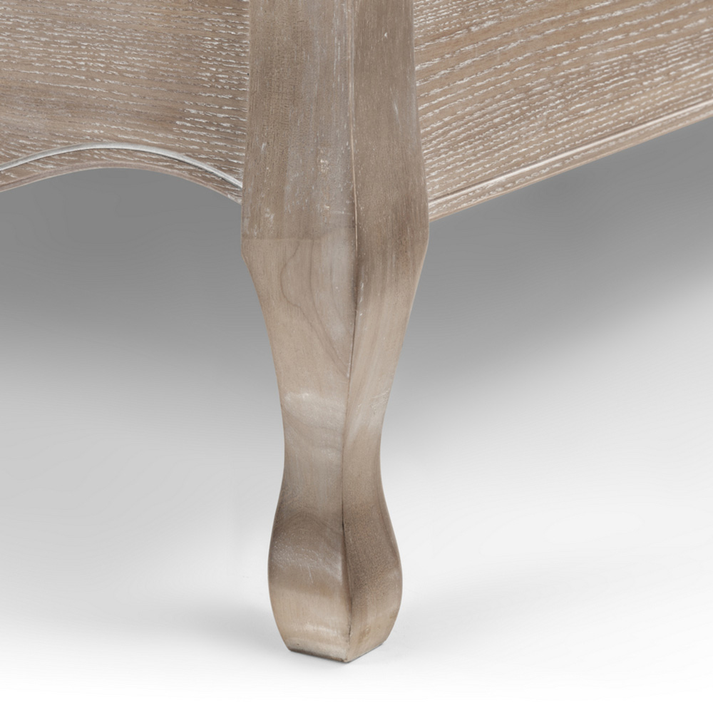 Julian Bowen Camille Double Limed Oak Bed Image 6