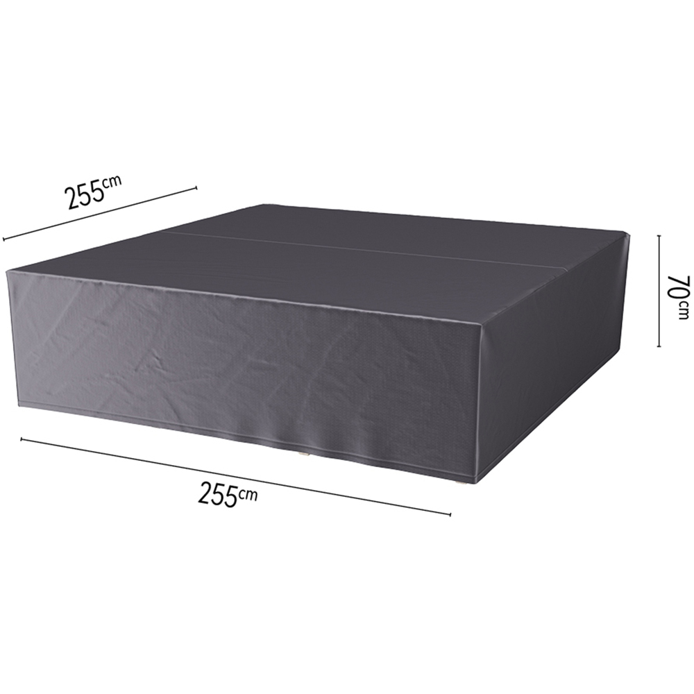 Platinum AeroCover Waterproof Square Lounge Set Cover 70 x 255 x 255cm Image 6