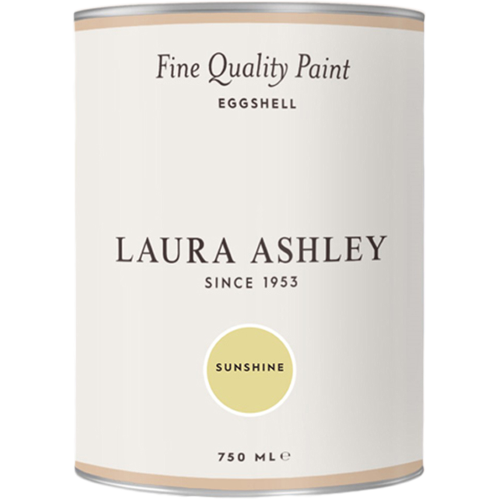 Laura Ashley Sunshine Eggshell Paint 750ml Image 2