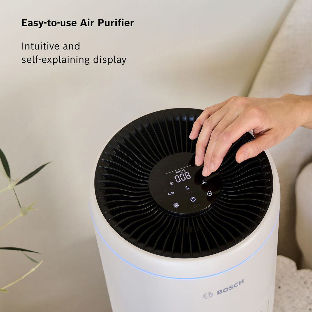 Bosch Air 2000 3-in-1 Black and White Compact Air Purifier Image 6