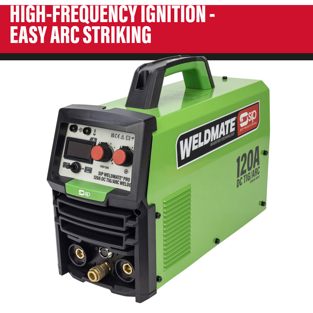 SIP Weldmate Pro 5693 DC TIG and ARC Welder 120A Image 7