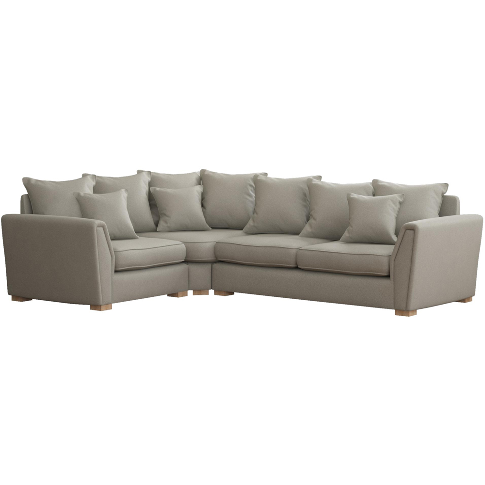 Wendleberry 3 Seater Venice Mink Scatter Back Left Hand Corner Sofa Image 2