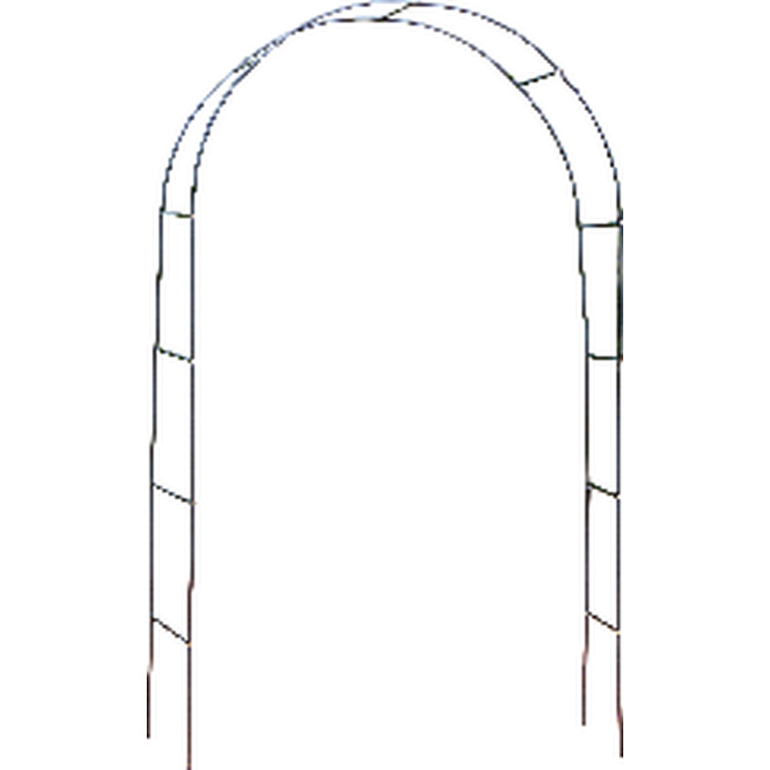 4.6 x 1.2ft Black Classic Garden Arch Image