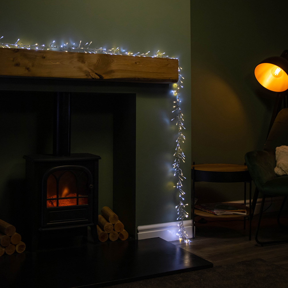 Premier ClusterBrights 960 Warm and Cool White LED Christmas Cluster Light 12.4m Image 4