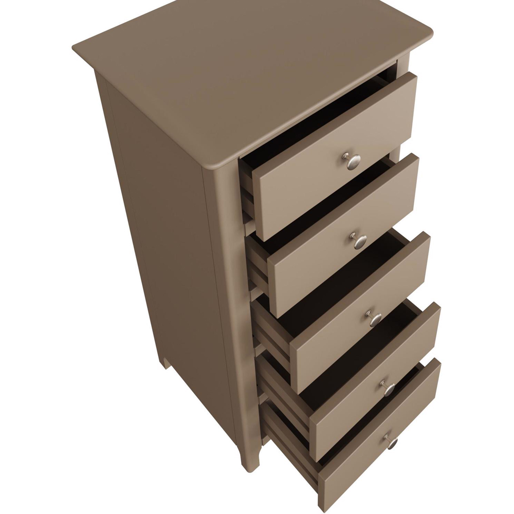 FWStyle Plama 5 Drawer Putty Ready Assembled Chest of Drawers Image 5