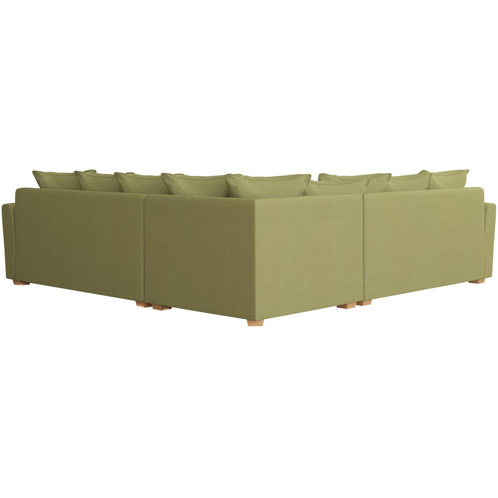 Wendleberry 4 Seater Venice Olive Scatter Back Corner Sofa Image 4