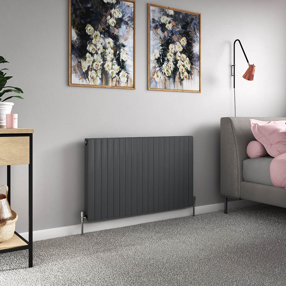 Henrad Silhouette Slate Grey K1 Concept Radiator 600 x 1200mm Image 2