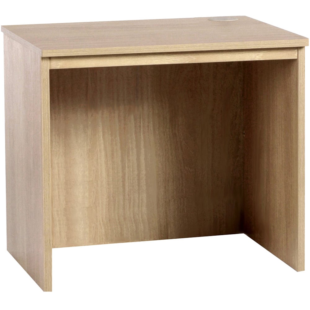 R White Cabinets Home Office Desk Brown Image 2