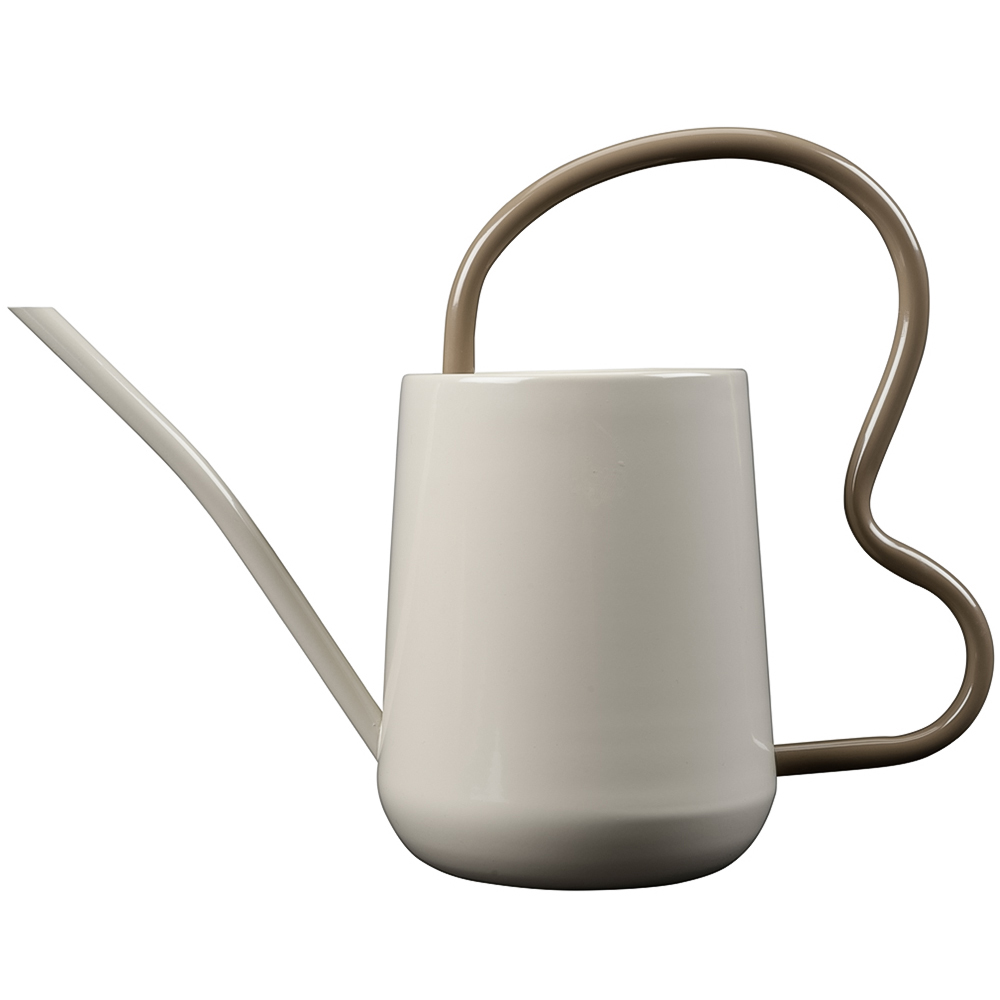 Burgon & Ball Mushroom Galvanised Steel Indoor Watering Can with Scalloped Handle 1.2L Image 4