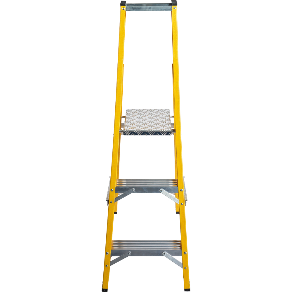 Lyte Ladders and Towers MagnaStep 3 Tread Glassfibre Platform Step Ladder Image 2