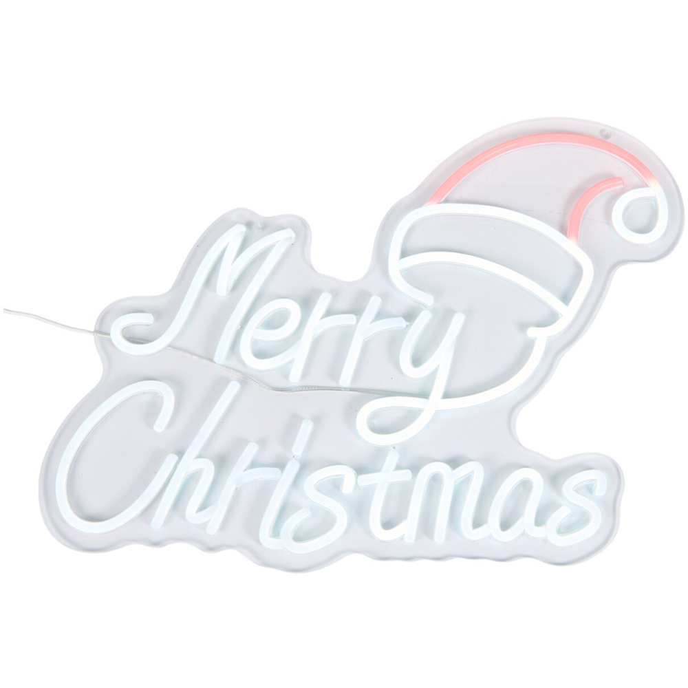 Merry Christmas LED Neon SignRed Image 3