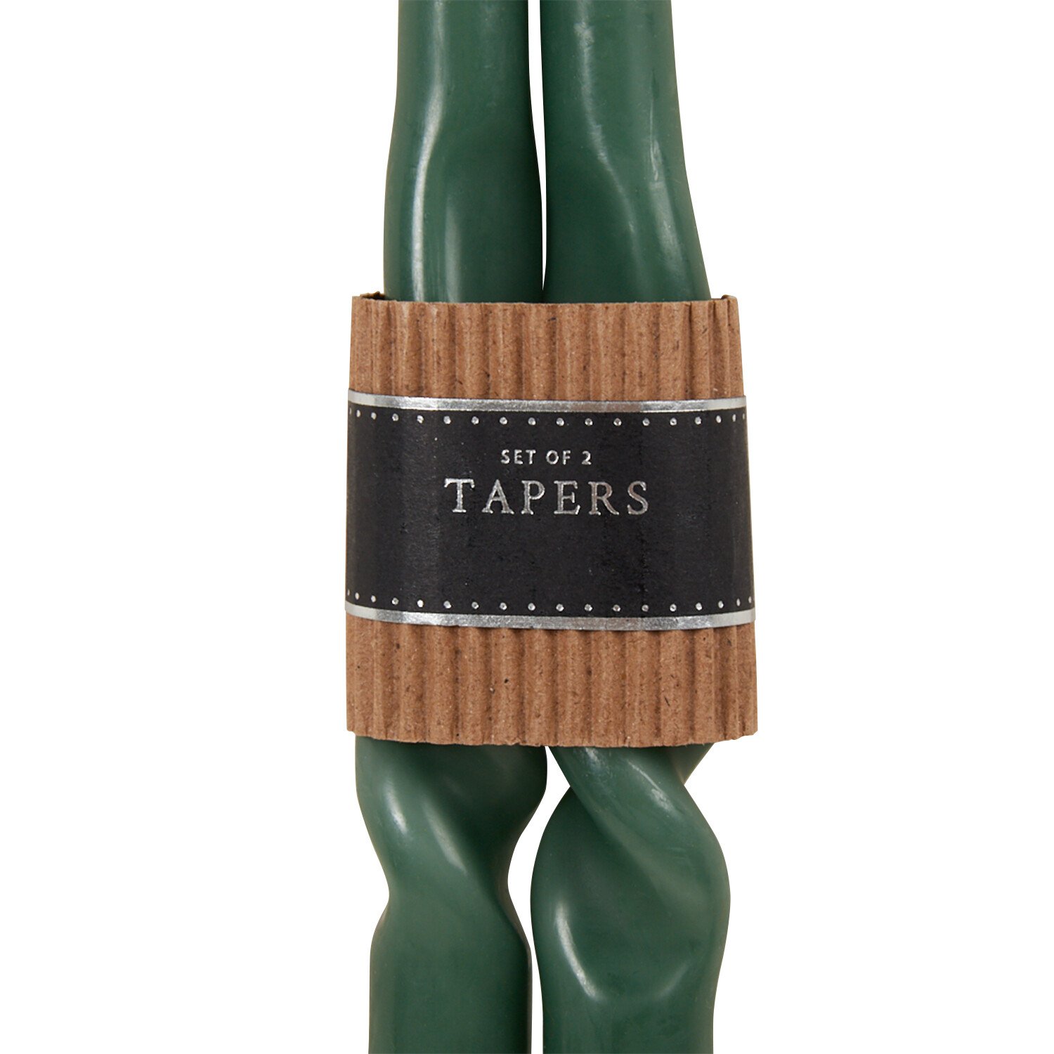 Set of 2 Nordic Twist Taper Candles - Multicolour Image 9