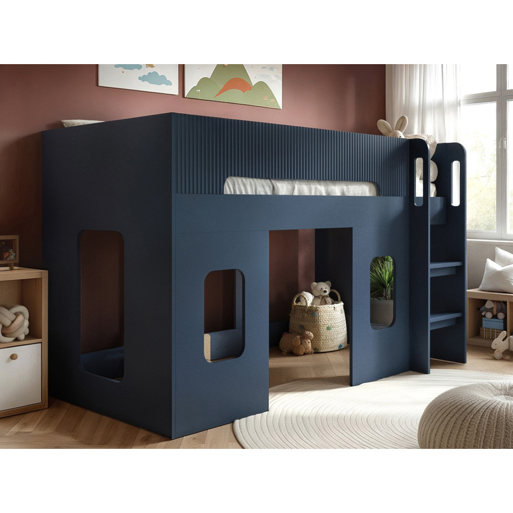 Flair Lino Navy Play House Mid Sleeper Image 5